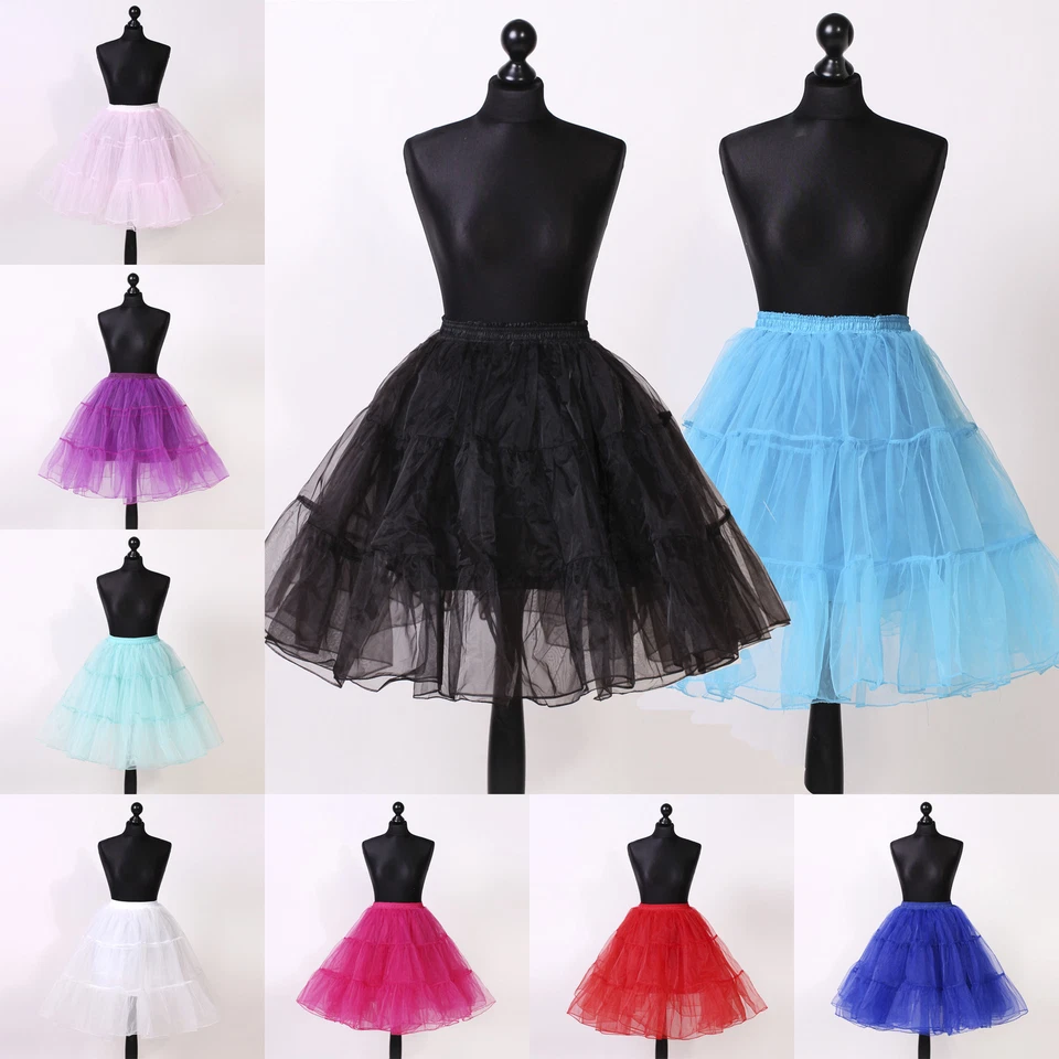 Petticoat Tüllrock Reifrock Tütü Ballettrock Unterrock Gr.32 bis 58 mehr Farben - Bild 1 von 1