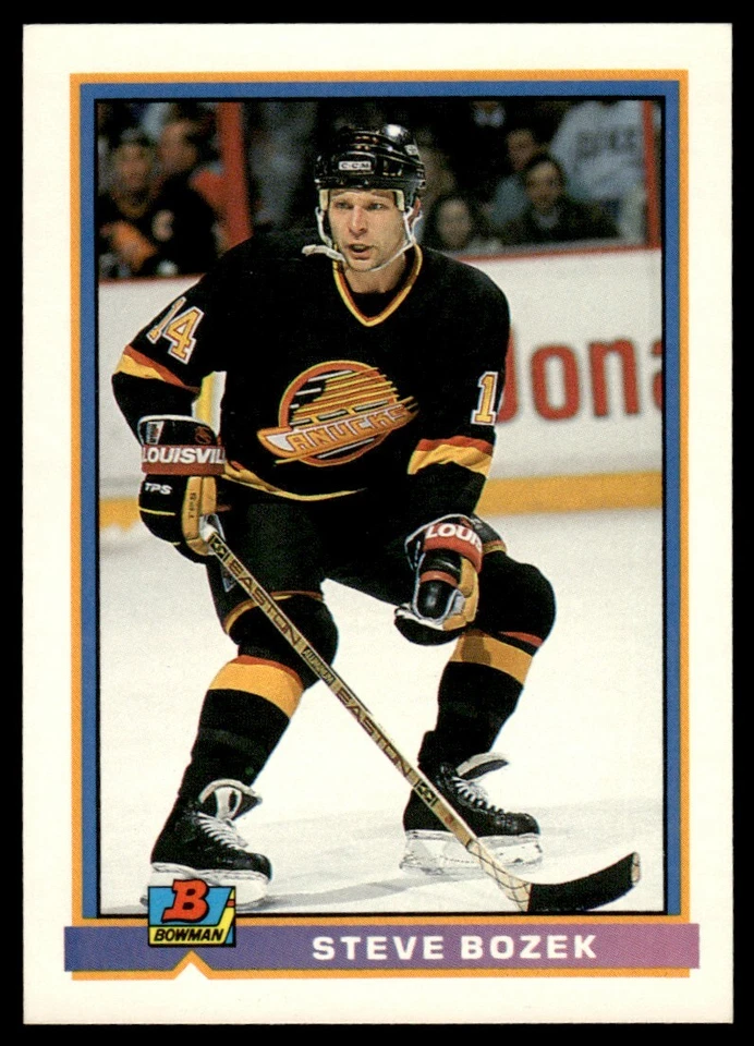 1991-92 Bowman #325 Steve Bozek Vancouver Canucks - Image 1 of 2