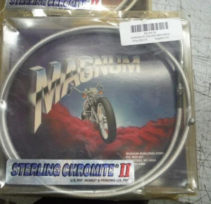 1995-96 FLHR BIGDOG HD FATBOY MAGNUM CROMO 2 cable inactivo FLHS FLHTC FLST O521-13 - Imagen 1 de 4