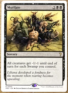 MTG Mutilate (White Border) Mystery Booster 2 45 NM - Picture 1 of 6