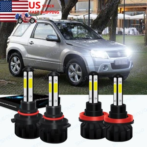 Faro LED blanco 9005 H7 bombillas para Suzuki Grand Vitara 6000K 2006-2013 4 un. - Imagen 1 de 12
