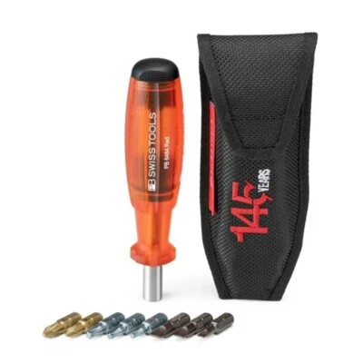 PB SWISS TOOLS Insider Bit Driver 145th Memorial 6464.RE-145YCBB 1000 Set Pouch - Bild 1 von 4