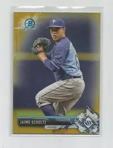2017 Bowman Chrome JAIME SCHULTZ Gold Refractor 50/50 - Imagen 1 de 1
