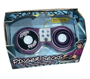 Finger Decks Electronic Turntable DJ Game Handheld Tested New Damaged Box - Picture 1 of 7