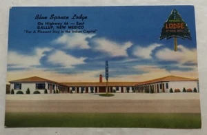 Blue Spruce Lodge Gallup, New Mexico. Postcard (T2) - Picture 1 of 2