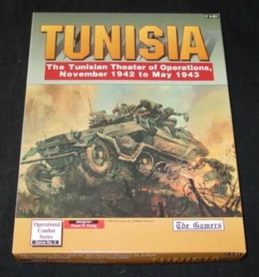 The Gamers 1995 : TUNISIA - Tunisian Theater of Operations 1942-43 (UNPUNCHED) - Image 1 of 4