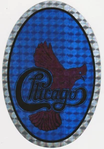 CHICAGO - Original - Aufkleber - 70er Jahre - Sticker - Reflektierend - B - Picture 1 of 1