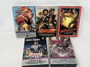 Betamax Action Movie Lot NOT VHS, Invasion USA, The Devastated, Chuck Norris - Picture 1 of 16