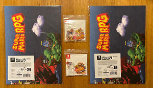 Supre Mario Rpg Poster and Acrylic Standee Double Set New and Sealed No Game