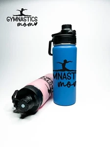 Personalized Insulated Stainless Steel Gymnastics Mom 18/32oz Hydro Bottle - Picture 1 of 5