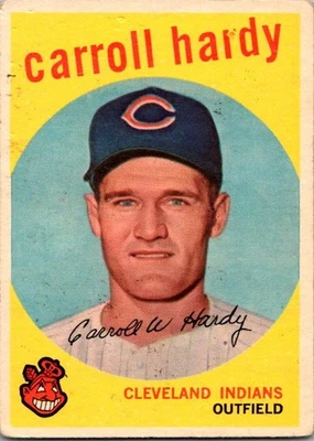 1959 Topps #168 Carroll Hardy - Image 1 of 2