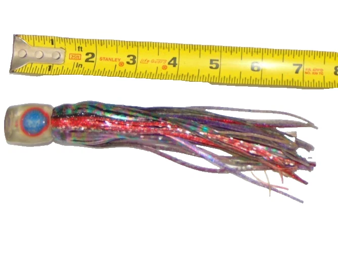 Señuelo de pesca vintage Pakula 7" Wahoo Marlin Atún Mahi ONO Big Game Trolling Foto 1 de 2