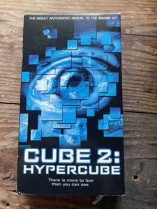 Cube 2 Hypercube VHS VCR Video Tape Movie Used Condition Horror/Sci-fi Blockbust - Picture 1 of 7