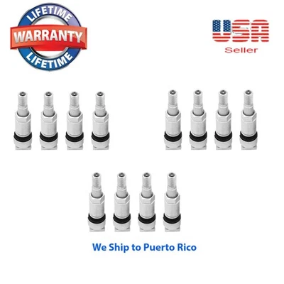 KIT COMPLETO 12 PIEZAS PRESIÓN DE NEUMÁTICOS TPMS TPS VÁLVULA VÁSTAGO 20020 20013 APTO PARA DODGE JEEP Foto 1 de 3