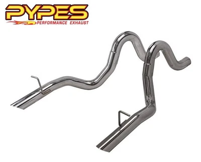 1987-1993 Ford Mustang LX 5.0 Pypes TFM15 Stainless 3" Exhaust Tail Pipes - Image 1 of 4