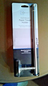 Paper Towel Holder Wall Mount Mainstay Hardware Included - Picture 1 of 6