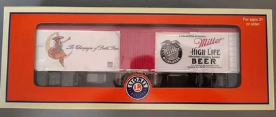 Lionel 1928260 Miller High Life Milwaukee Woodside Reefer Brand New  - Image 1 of 3