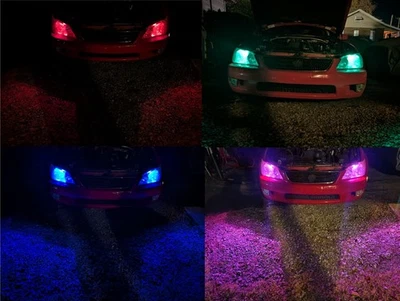 Luz de circulación diurna LED color azul Lexus IS300 2001-2005 Foto 1 de 2