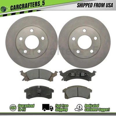OE Disc Brake Rotors Brake Pads Set Front for 1991-1993 Buick Park Avenue 3.8L - Image 1 of 4