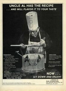 1982 Pearl Drum Sets Recipe Type AD PRINT AD Christmas Gift Idea (2099) - Picture 1 of 1