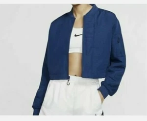 Size M Women's Nike Sportswear Tech Pack City Ready Bomber Jacket BV4741-407 NWT - Picture 1 of 12