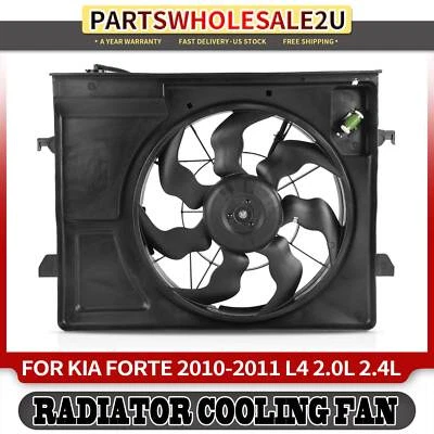 Nuevo conjunto de ventilador de radiador con cubierta para Hyundai Elantra 2010 2011 2012 L4 2,0 L Foto 1 de 4