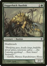 1x FOIL Daggerback Basilisk ROE MTG Magic No182 English NM/UNPLAY C card x1