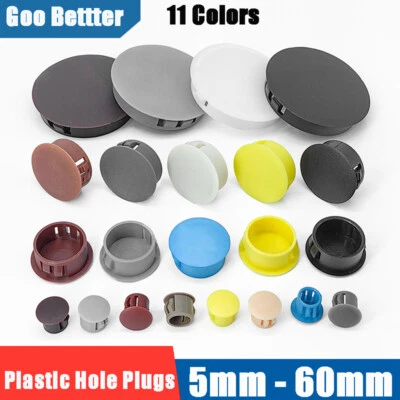 GOO BETTTER Abdeckstopfen Blindstopfen für 5mm - 60mm Bohrungen Abdeckkappen Lochkappen