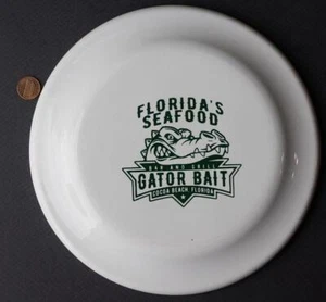 1990s Era Cocoa Beach Florida Gator Bait Restaurant Frisbee Disc Alligator logo- - Picture 1 of 1