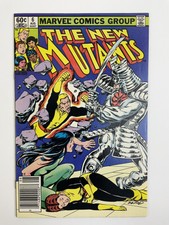 New Mutants #6 1983 The Black Rider Team America Shadow King X-Men Vol 1 Boarded