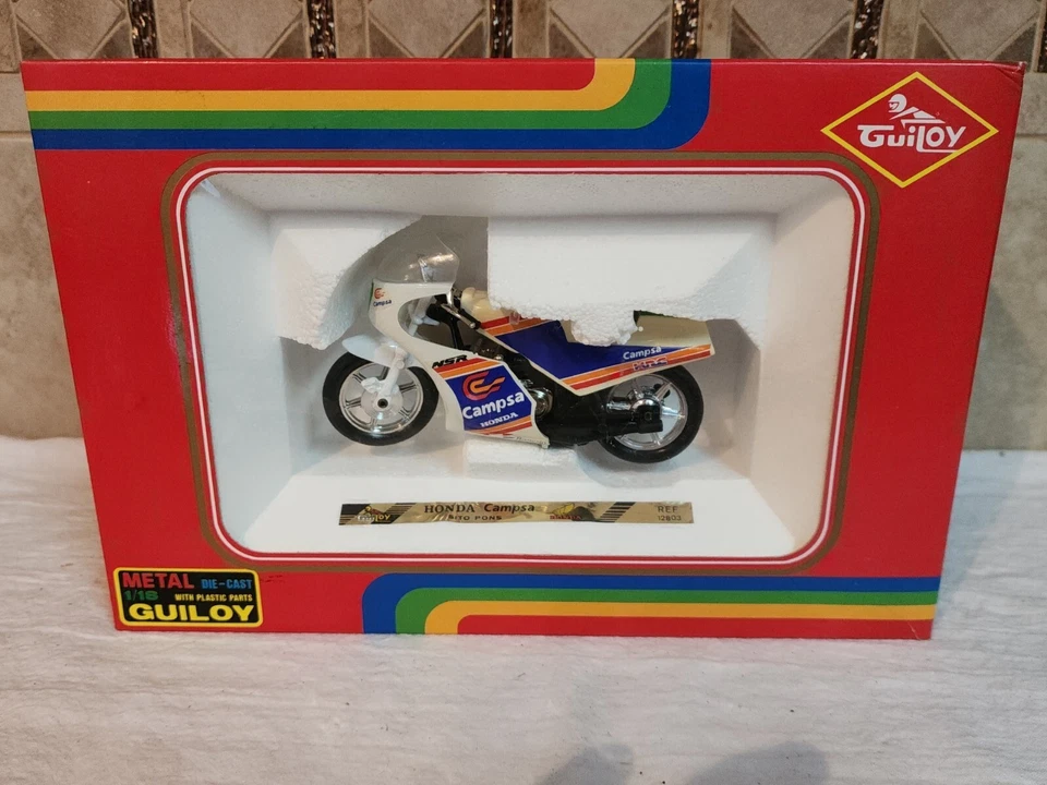 Guiloy 1/18 Die Cast Honda Campsa SITO PONS #12803 With Box - Image 1 of 4