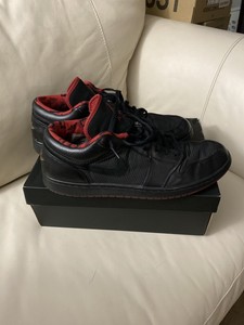 Las mejores ofertas en Jordan 1 Retro Low Negro Plata Rojo | eBay