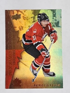 PATRICE BERGERON Program of Excellence 21-22 Upper Deck Tim Hortons Canada POE-3 - Picture 1 of 2