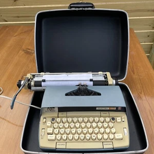 SMITH CORONA SCM Electra 120 - Vintage electric Typewriter with Case - Tested - Picture 1 of 11