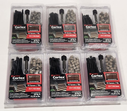 FastenMaster Cortex Hidden Fastening System Decking () FMCTX-TX75TSSR ...