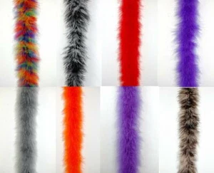 MARABOU BOA 22 gramos 72 pulgadas de largo ¡más de 50 colores! Disfraz de Halloween Cradt hágalo usted mismo - Imagen 1 de 78