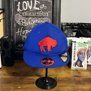 Buffalo Bills NY Cap New Era 59Fifty 6 7/8 Relaxed Haritage Fit Retro Crown Hat - Picture 1 of 17