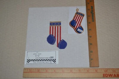 HP needlepoint canvas, Christmas On The Fourth, #C310 by The Princess and Me - Image 1 of 3