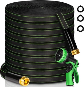 Garden Hose 100 Ft Water Hose Flexible Heavy Duty Outdoor Lightweight No Kink Lo - Picture 1 of 7
