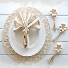 4pcs Napkin Buttons Romantic Housewarming Gift Rings Holder Weddings Party Home