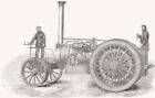 ENGINEERING. Bray's Patent Traktionsmotor 1858 altes antikes Druckbild