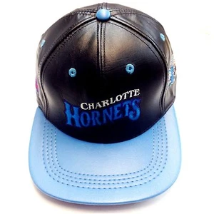 Charlotte Hornets , LOGO TEAM NFL BASEBALL LEATHER CAP - Picture 1 of 5