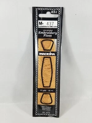 Madeira Six Strand Embroidery Floss Mercerized Cotton 11 Yards M-437 - Image 1 of 4
