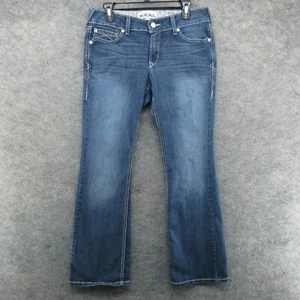 Ariat Jeans Womens 30 Blue Shayla Bootcut Mid Rise Arrow Fit REAL Western Denim - Picture 1 of 17