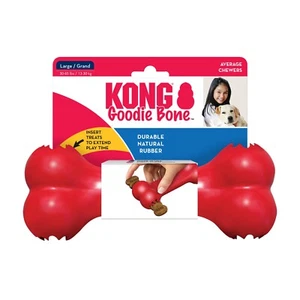 KONG Classic Goodie Bone Treat Stuffable Fun Dog Chew Toy ~P ICK SIZE - Picture 1 of 6