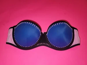 Victoria's Secret Colorful Classy Chic Strapless Swimsuit Bikini Top Size 34C - Picture 1 of 4