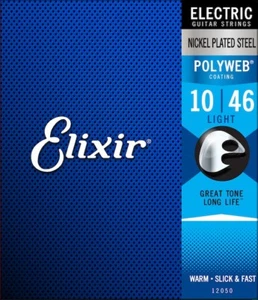 Cuerdas para guitarra eléctrica Elixir 12050 Polyweb recubiertas NPS; medidores 10-46 - Imagen 1 de 3