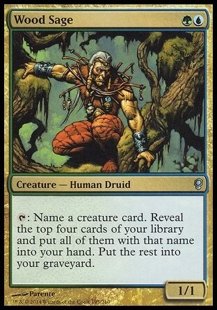 Magic the Gathering MTG Wood Sage (195) Conspiracy   LP - Image 1 of 1