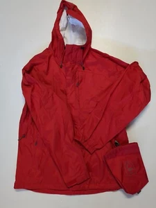 Sierra Designs Hurricane Red Logo Wind Rain Hiking Shell Jacket Mens XL EUC - Picture 1 of 8