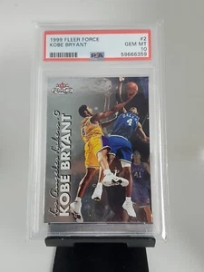 1999 Fleer Force #2 Kobe Bryant Los Angeles Lakers HOF PSA 10 GEM MINT Low Pop - Picture 1 of 2